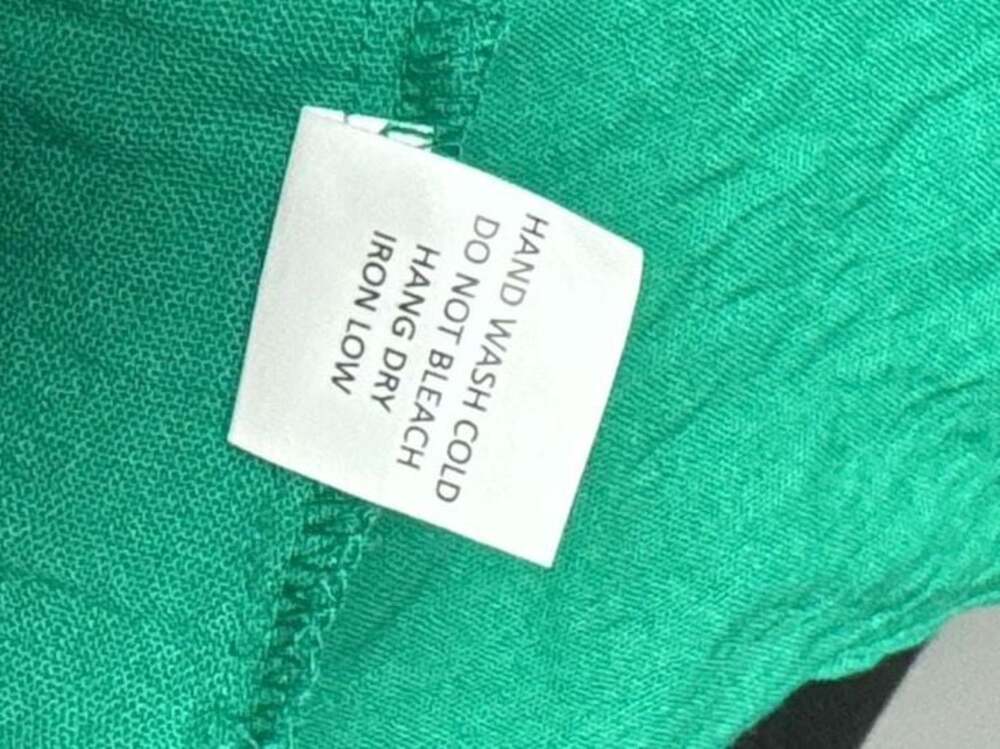 Sienna Sky Green Ruffle Strap Square Neck Tie Back Babydoll Top Medium - Picture 8 of 8